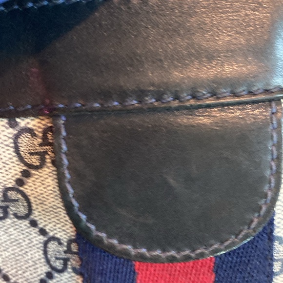 Vintage Gucci clutch web sherry line - Picture 8 of 10